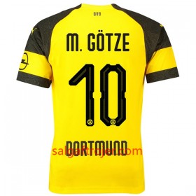Borussia Dortmund Fodboldtrøjer M.Gotze 10 Hjemmebanesæt 2018/19 Kort ærmer